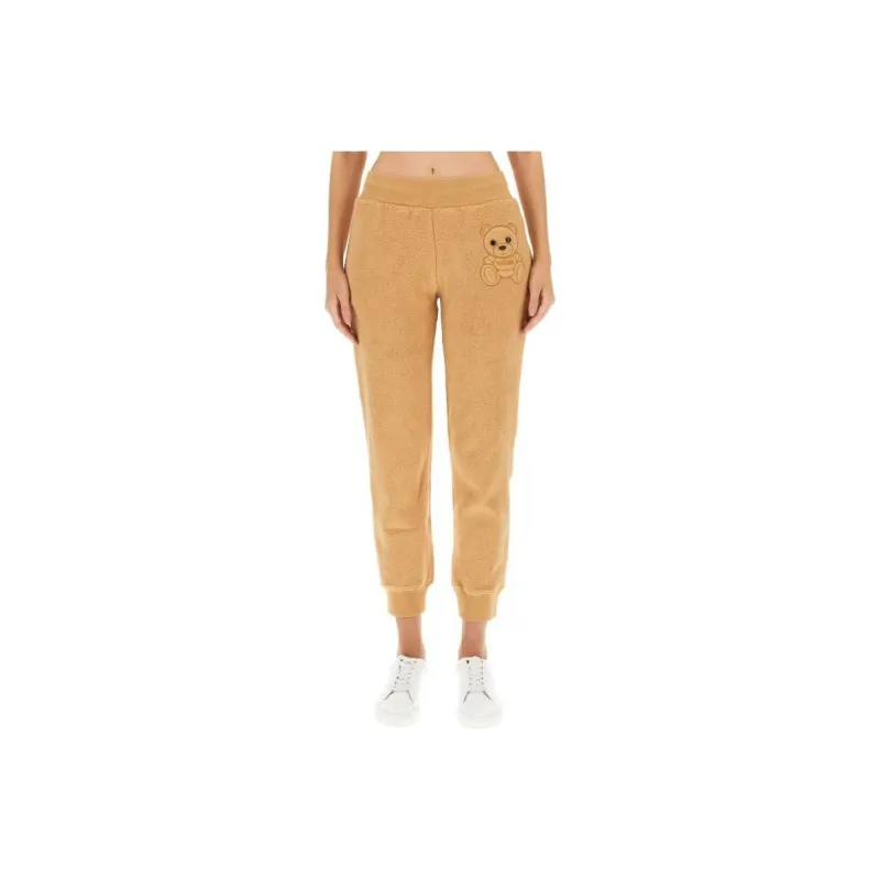 MOSCHINO Teddy Bear Embroidered Pants-0