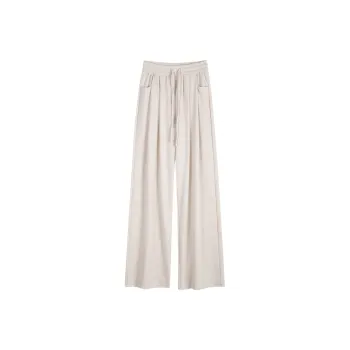 Ya Sheep People Casual Pants Women's Ecru
