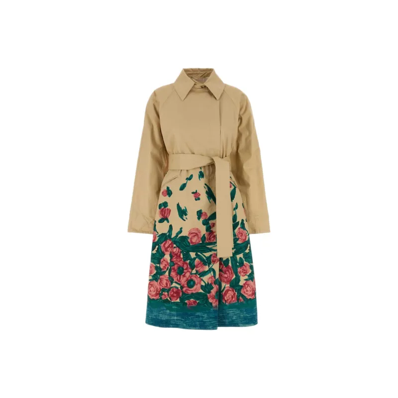 WEEKEND MaxMara Pesco Gabardine Trench Coat-0