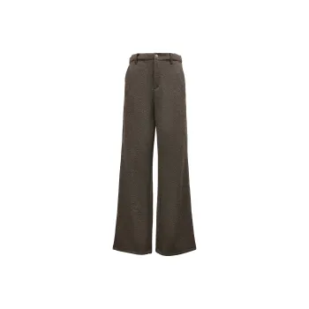 ONLY Casual Pants Women's Brown Floral Yarn