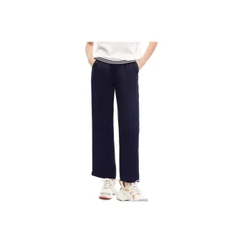 XII BASKET Casual Pants Women's Navy Blue