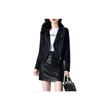 Yi Mengyuan Leather Jacket Women's