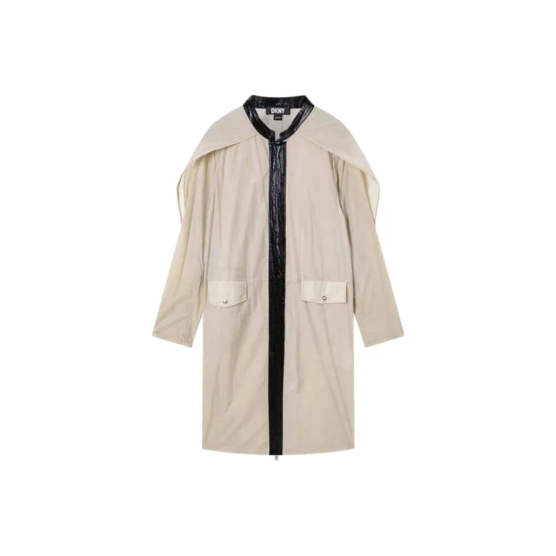 DKNY Trench Coats Women's Beige-0
