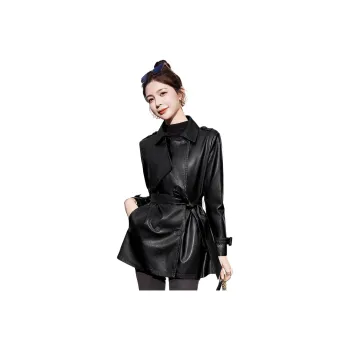 Yi Mengyuan Leather Jacket Women's