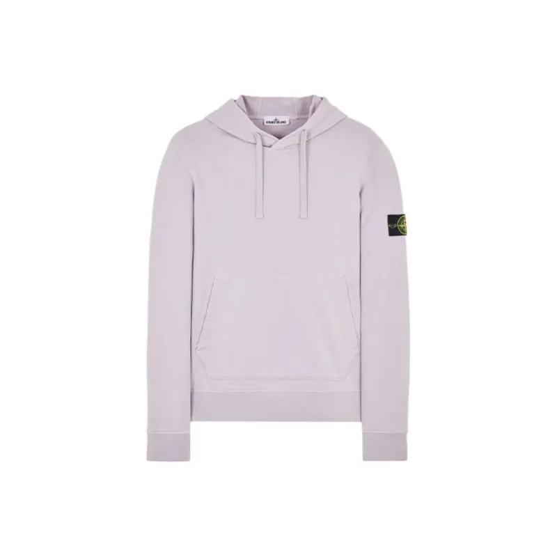 STONE ISLAND Garment Dyed Cotton Fleece Hoodie-0