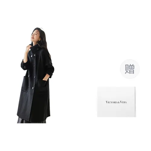 VICTORIA&VERA Coats Women's Black