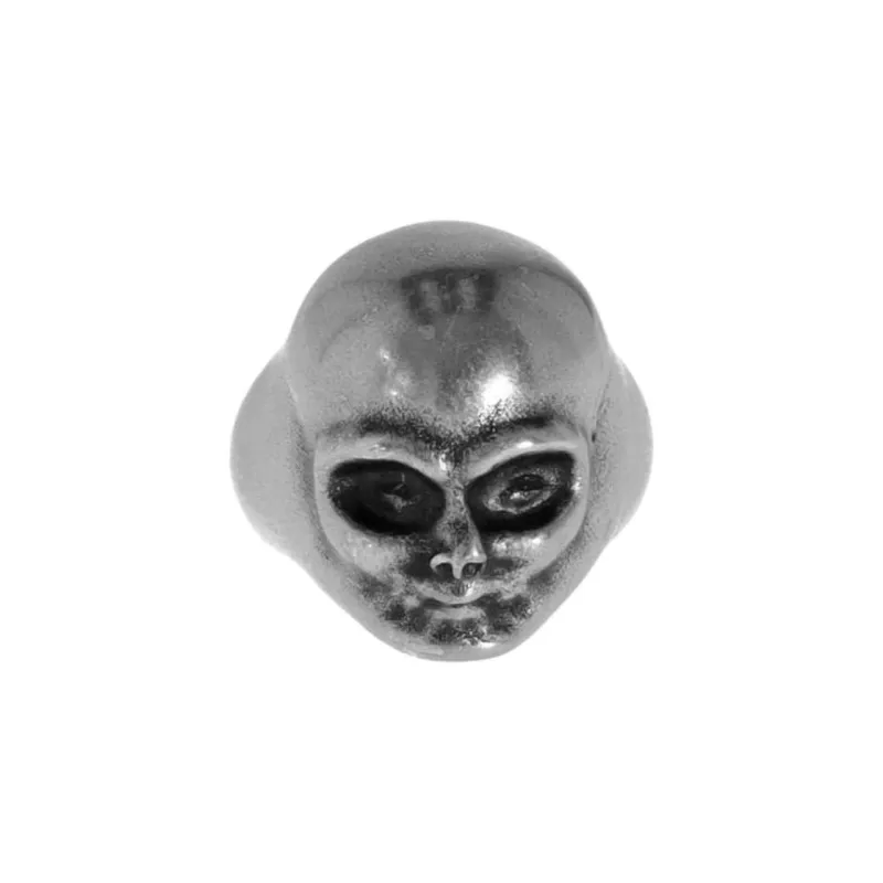 Ann Demeulemeester Betti Face Engraved Ring-0