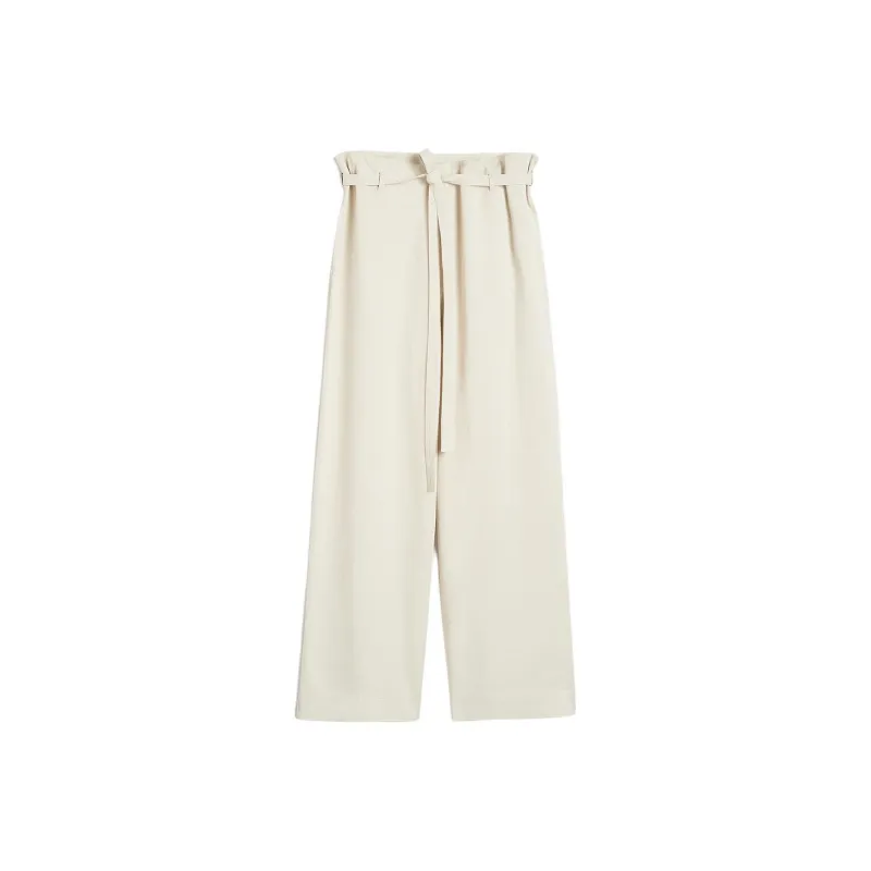 TOTEME Belted Flared Trousers-0