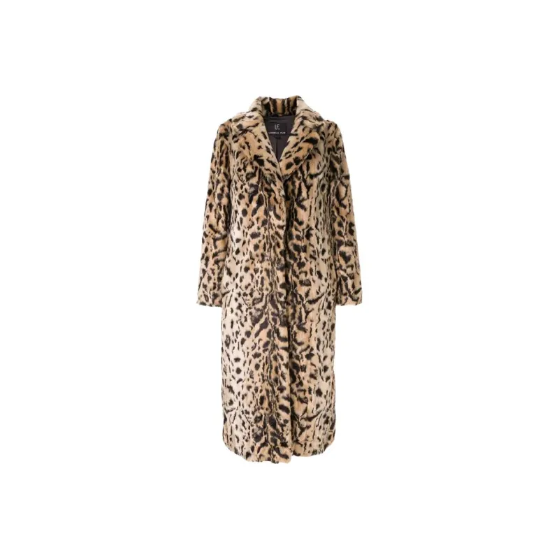 Unreal Fur Leopard print Coat-0