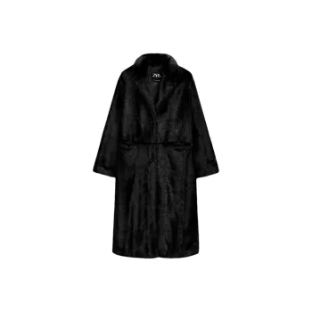 ZARA ZW Series Coats Women's Black
