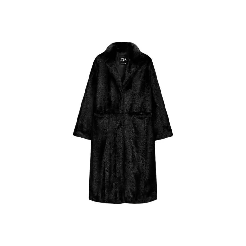 ZARA ZW Series Coats Women's Black-0