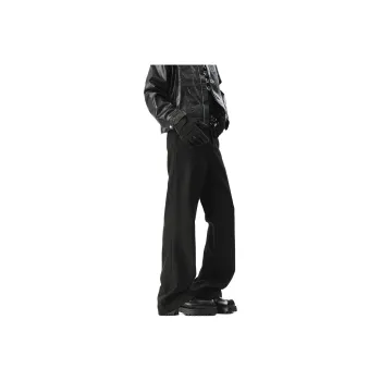 Evil Lions Suit Trousers Unisex Black Bootcut Upgraded