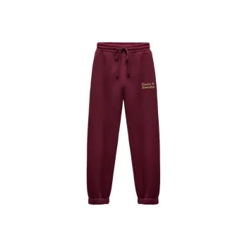 ZARA Casual Pants Women's Burgundy Red