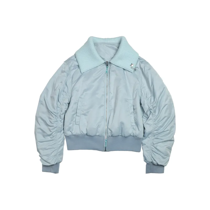 JIKOO Puffer Jacket Women's Haze Blue-0