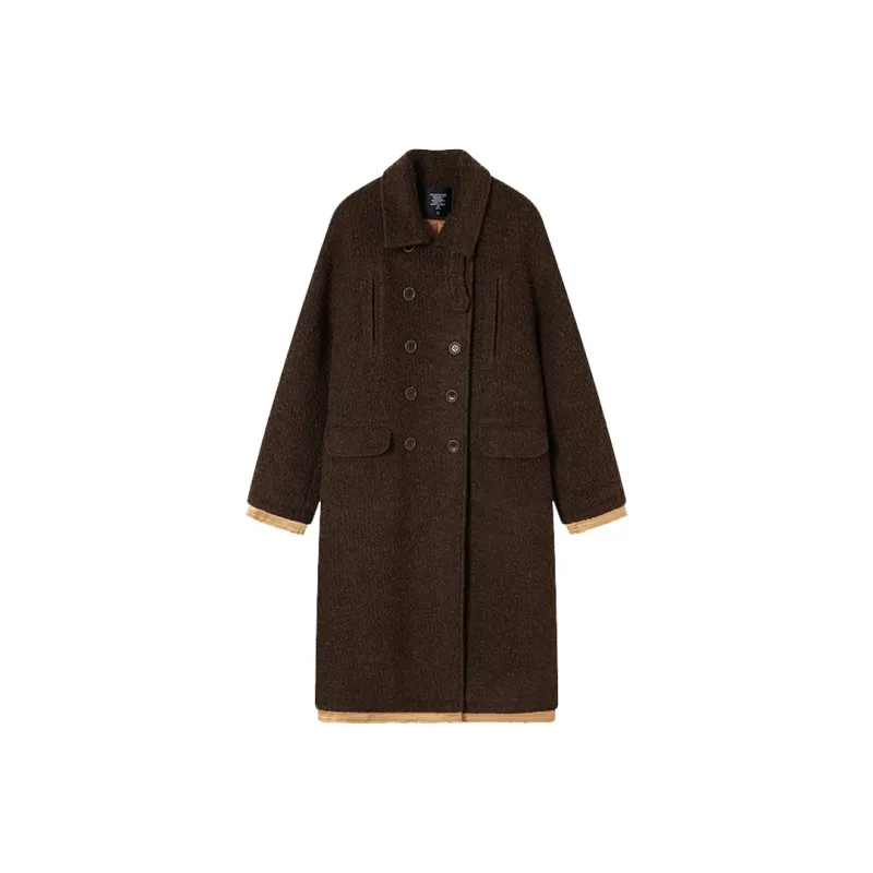 Ouyang Coats Women's Coffee-0