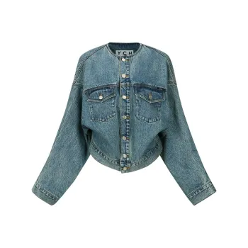 YCH SS24 Denim Jacket Women's Blue