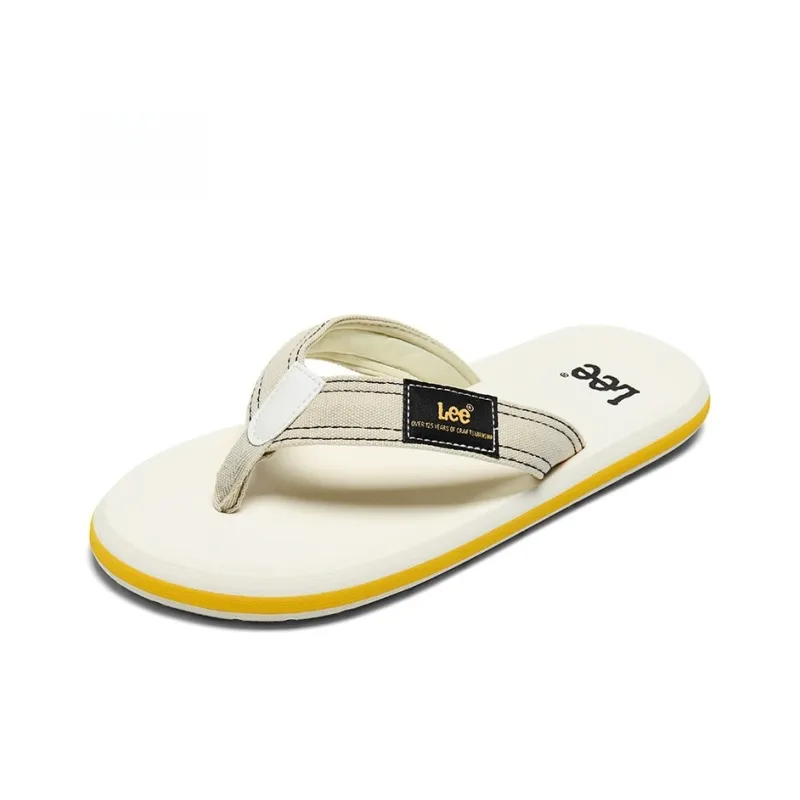 Lee Sunset 2.0 EVA Stitching Slip Resistant Slide Slippers Men's White-2