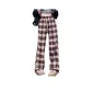 Pink Coffee Plaid