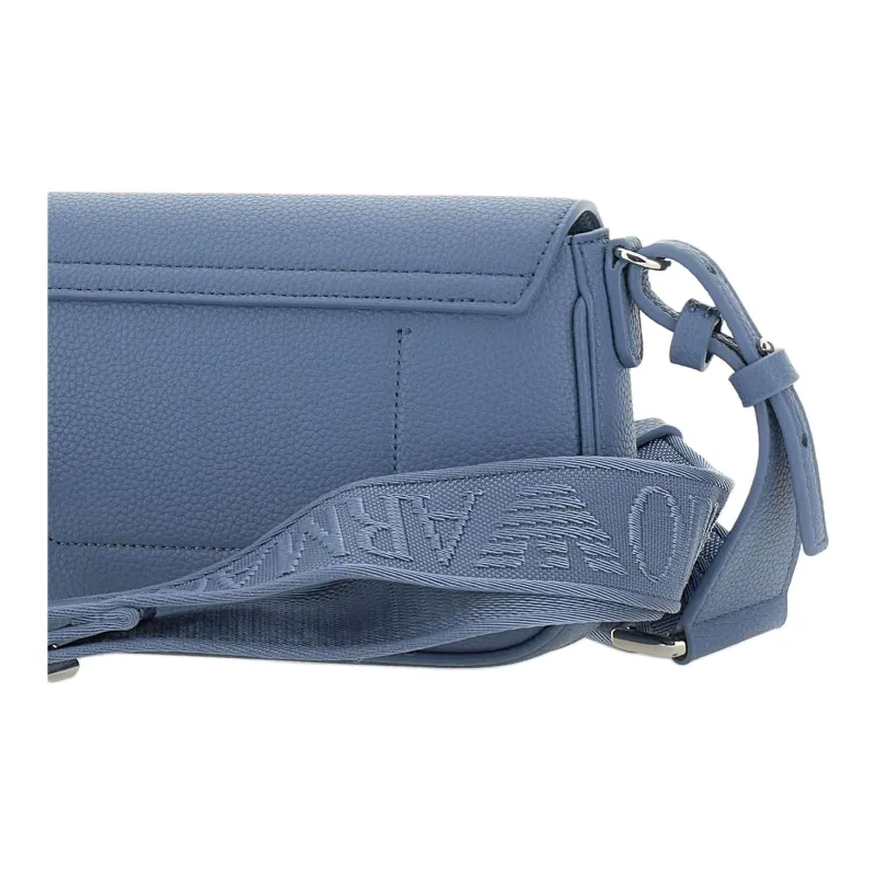EMPORIO ARMANI Leather Shoulder Bag Women's Blue-6