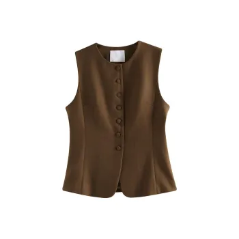 FANSILANEN Vests Women's Coffee