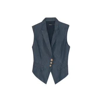 IDPAN Vests Women's Dark Blue