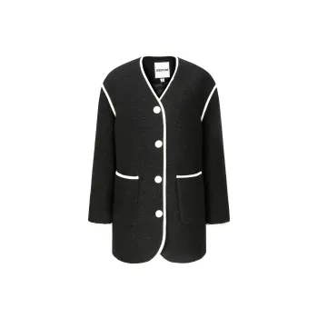 JESSYLINE Velvet feel Coat Women's Black