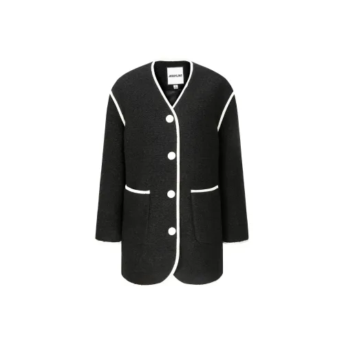 JESSYLINE Velvet feel Coat Women's Black