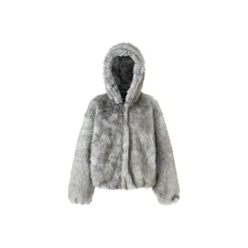 IMXS Urban Hunting Series Velvet feel Coat Women's Black Gray