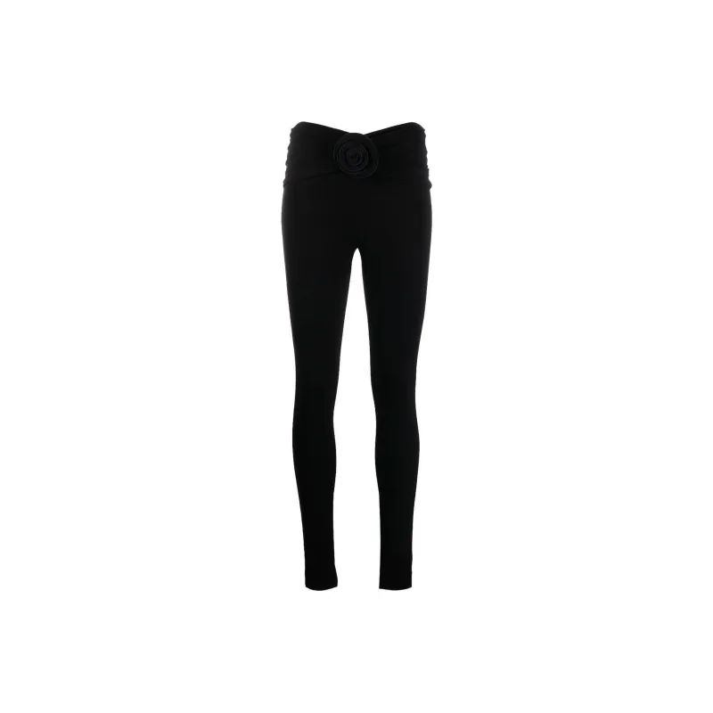 Magda Butrym Flower Embellished Skinny Leggings-0