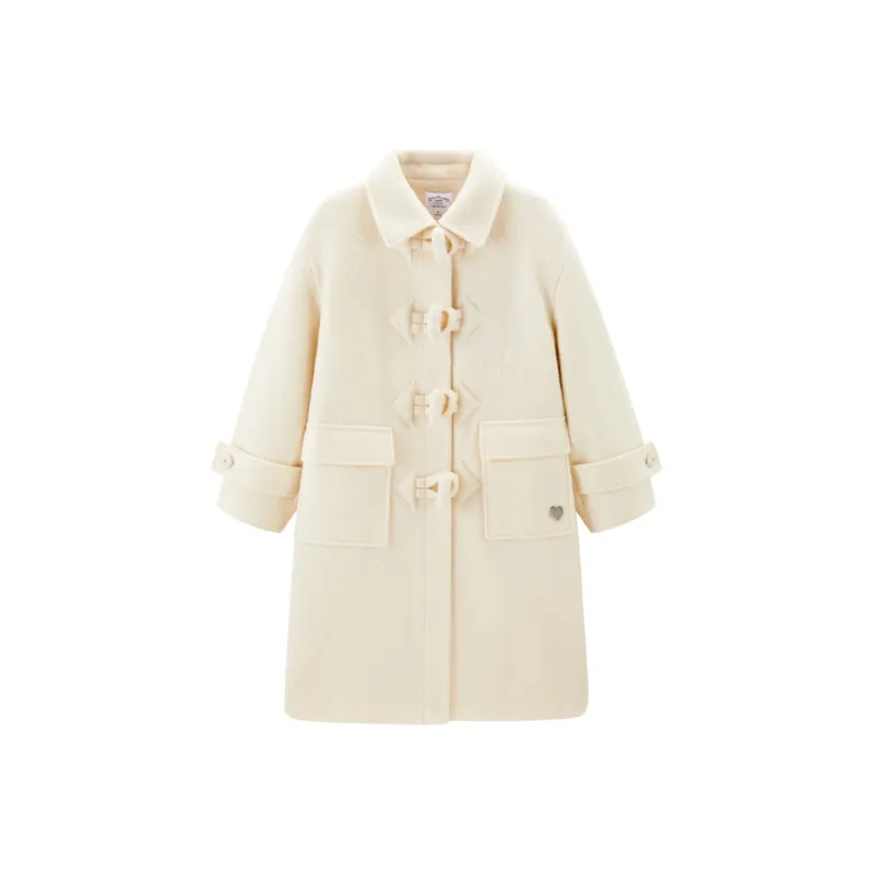 LEDIN Coat Women's Coconut Milk White-0