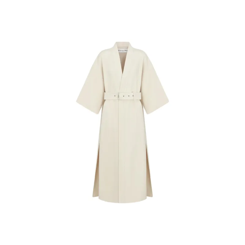 DIOR Palto SS25 Coat Women's Beige-0