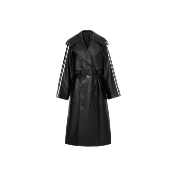 NAWS Trench Coat Unisex Obsidian Black