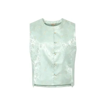 BBLLUUEE Vest Women's Light Aqua Green