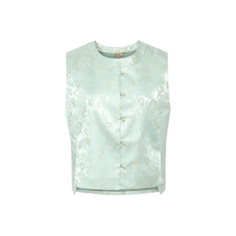 BBLLUUEE Vest Women's Light Aqua Green-0