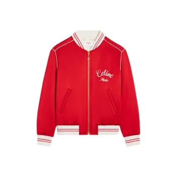 CELINE Paris Teddy Jacket In Satin