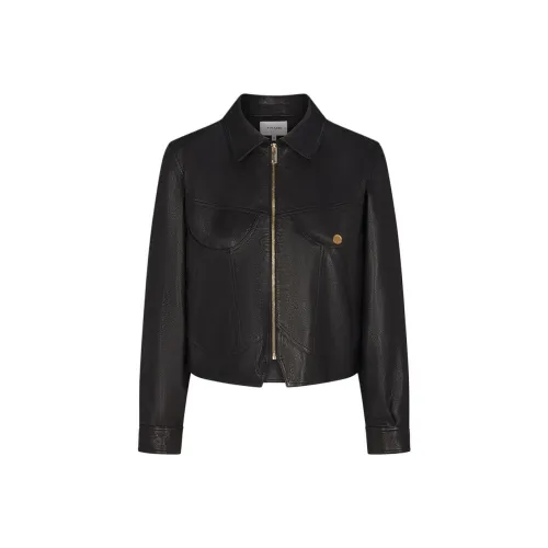 FRAME FW24 Leather jacket acg Women's Black