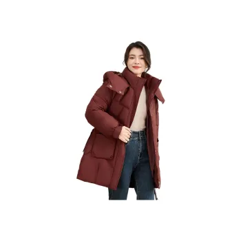 CARBAMMI Puffer Jacket Women's Burgundy