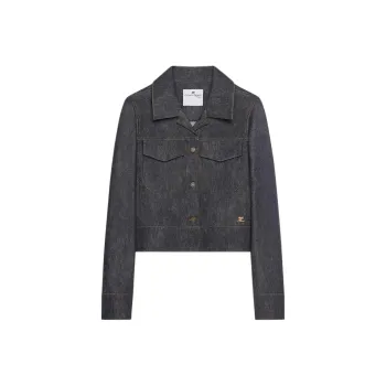 COURREGES Denim Utility Trucker Jacket
