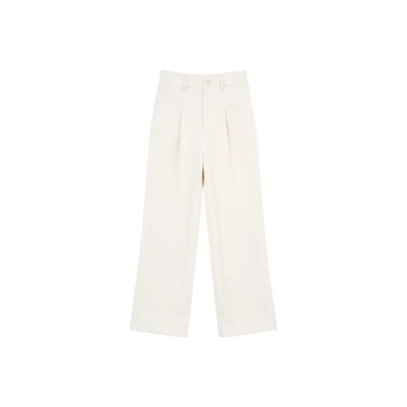 HSTYLE Casual Pants Women's Ecru-0