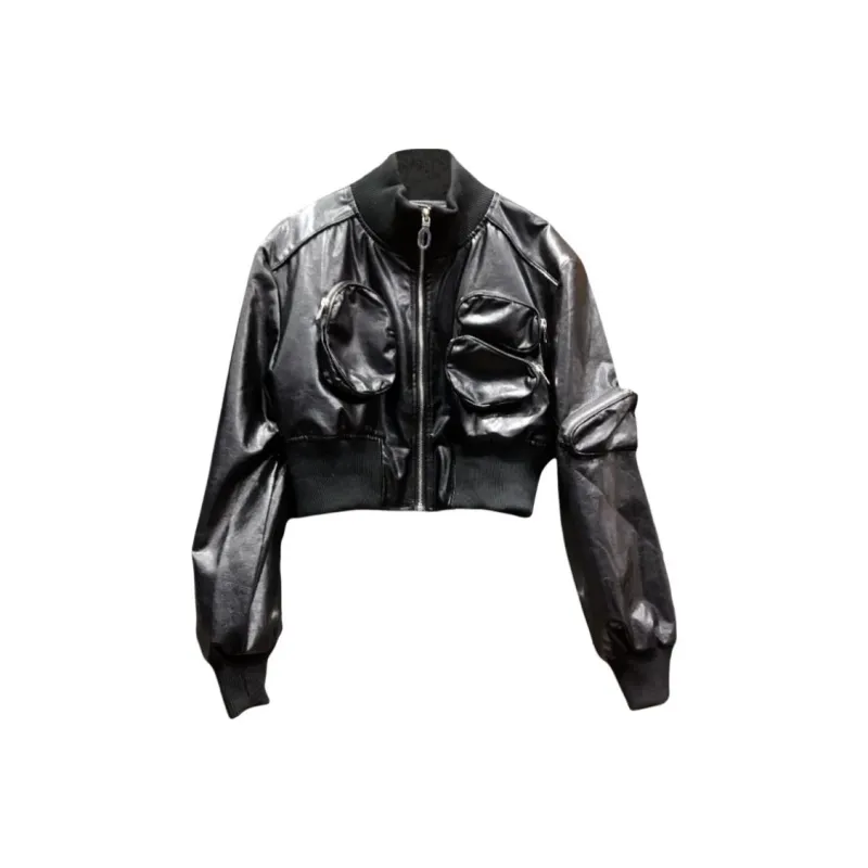 CPAURA Leather Jackets Women's-0