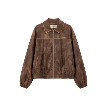 NO ONE ELSE Leather Jacket Women's