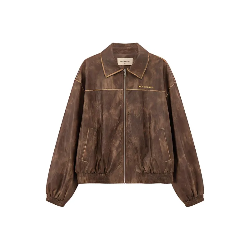 NO ONE ELSE Leather Jacket Women's-0