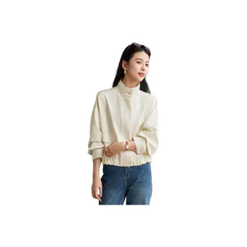 Yi Mengyuan Cropped Trench Coat Women's