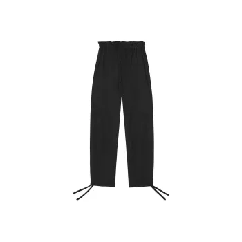 GANNI Drawstring Elastic Waist Trousers