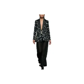 CHANEL Casual Pants Women's Black