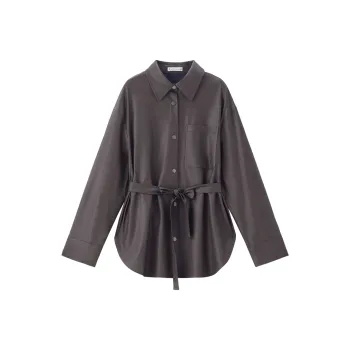 UNIQLO Leather Jackets Women's 87 Coffee