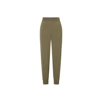 JZ. ANNAKRO Casual Pants Women's Light Green Flower