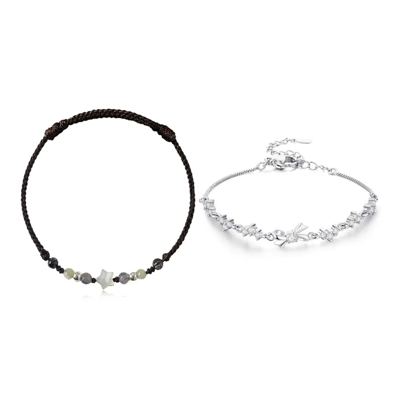 D.K.X Alloy Rope Bracelets Unisex-0