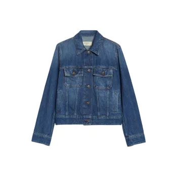 WEEKEND MaxMara SS25 Denim Jacket Women's Dark Blue