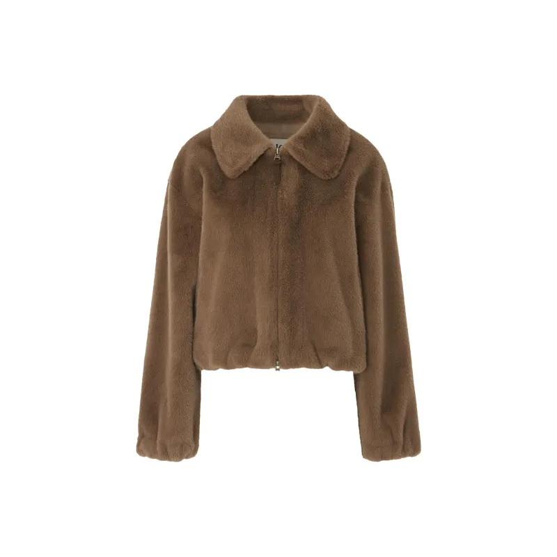 Lee Velvet feel Coat Women's Brown-0